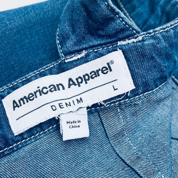 American Apparel Women’s Denim Overalls - Picture 7 of 7